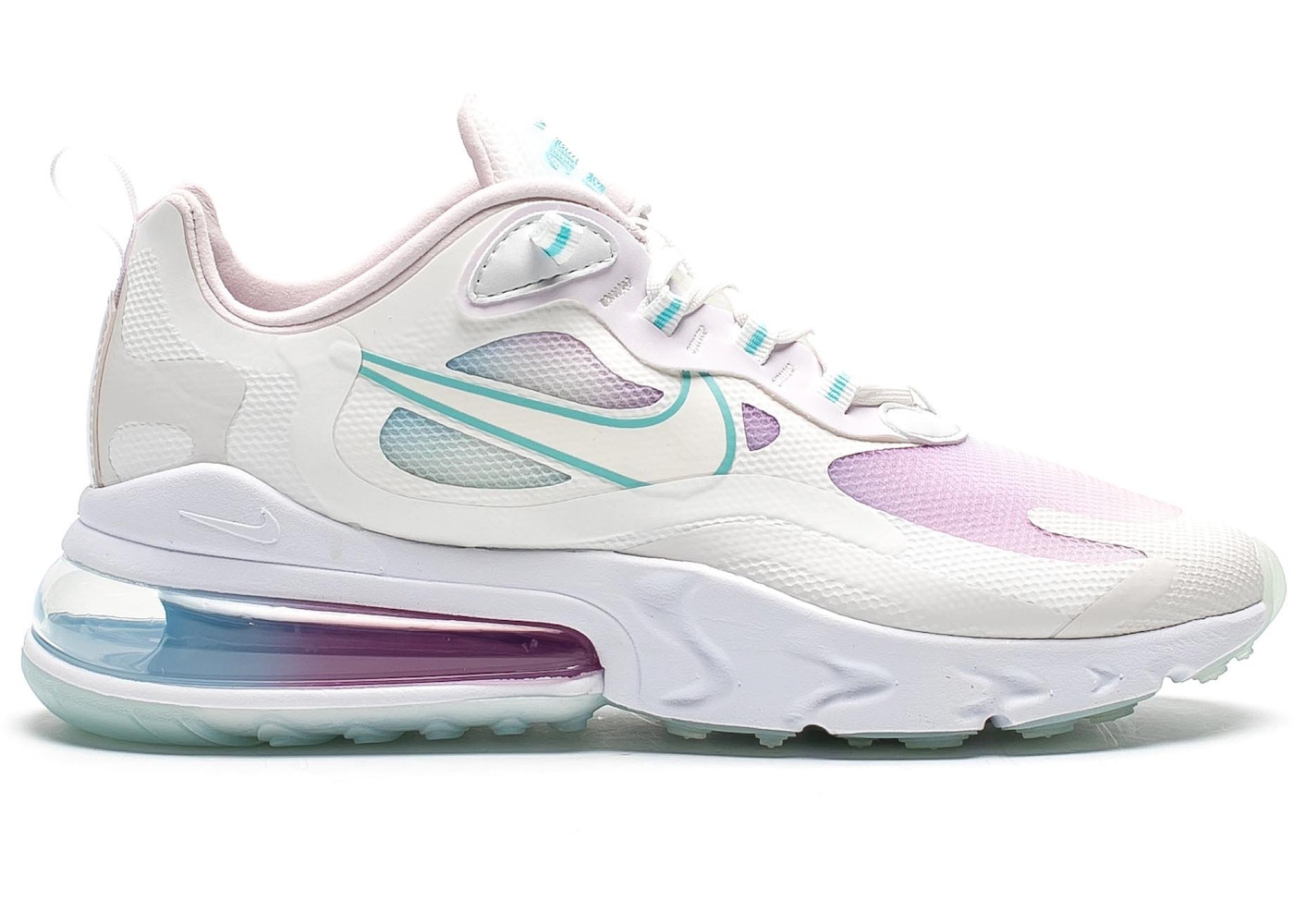 【今だけ500円割引クーポンあり!!】Nike Nike Air Max 270 React Summit White Bleached Aqua (Women's) ナイキ エアマックス 270 リアクト CK6929-100 ウィメンズ レディース スニーカー ランニングシューズ 19SX-20230404070230-058 43,860円