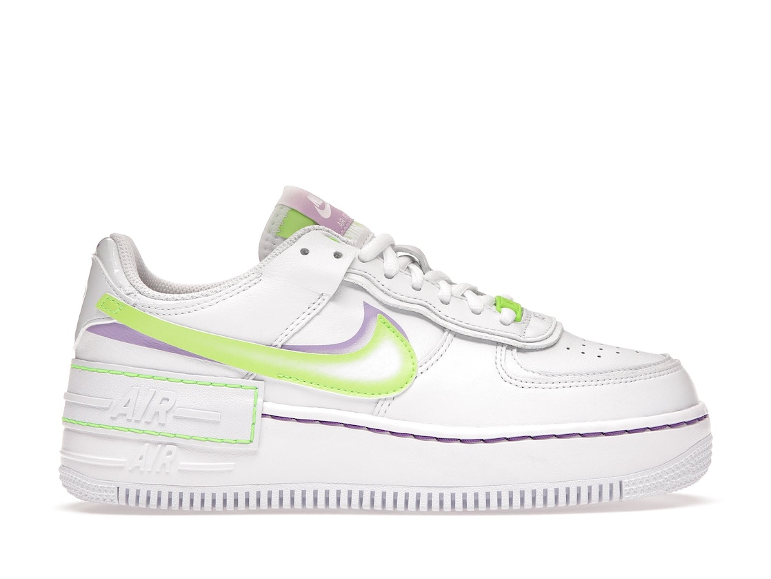＼1000円OFFクーポン発行／Nike ナイキ ウィメンズ エアフォース 1 ロー シャドウ “ホワイト エレクトリック グリーン“ Nike Air Force 1 Low Shadow “White Electric Green (Women's)“ ナイキ エアフォース 1 ロー シャドウ DD9684-100 ウィメンズ レディース