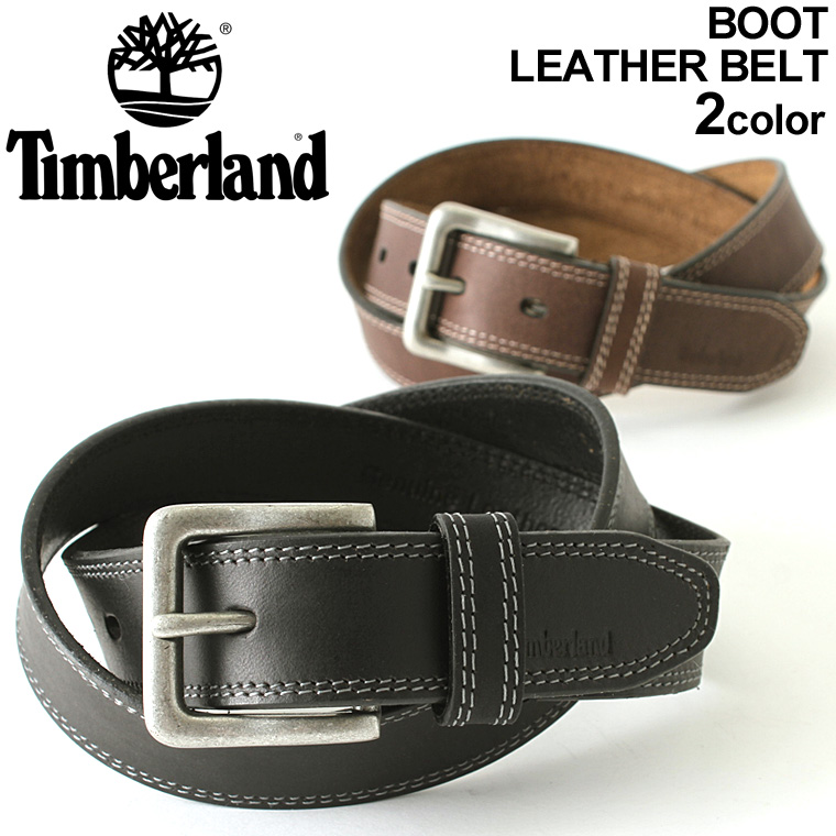 timberland casual leather belt