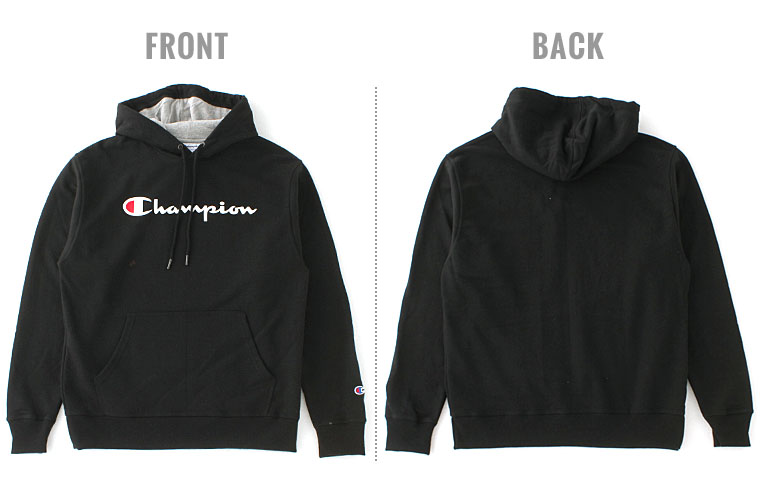 champion back logo hoodie