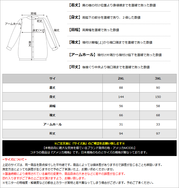 Ben Davis Size Chart