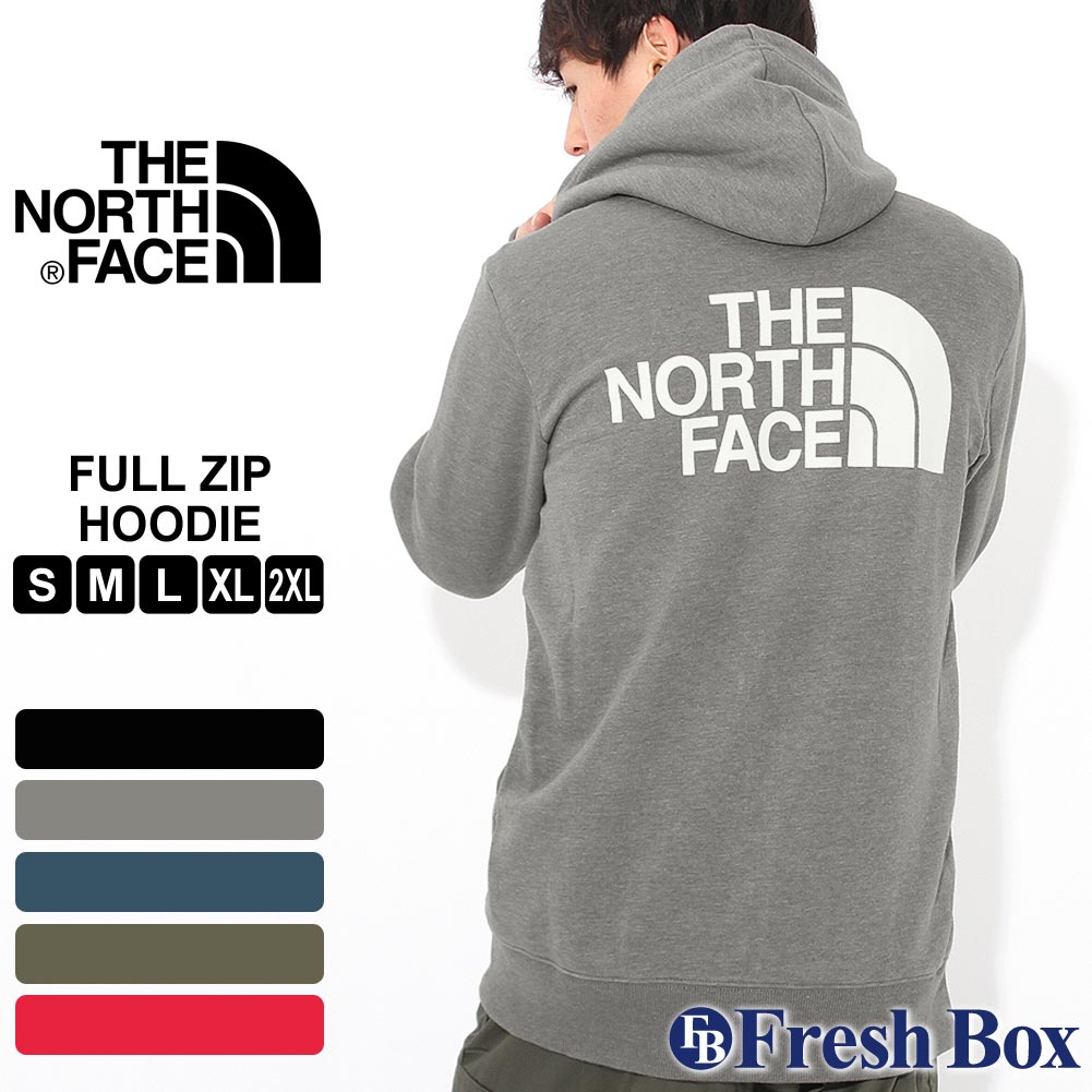 THE NORTH FACE ノースフェイス パーカー スウェット ロゴ ジップアップ 裏起毛 薄手 メンズ USAモデル / 大きいサイズ【COP】  | freshbox