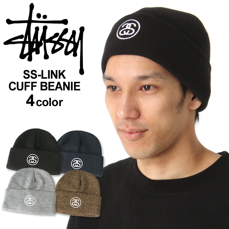 楽天市場 送料無料 ステューシー ニット帽 メンズ 大きいサイズ Usaモデル ブランド Stussy ニットキャップ カフニット ビーニー ストリート Freshbox