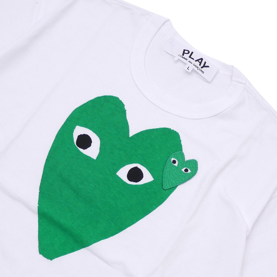 comme des garcons play green heart