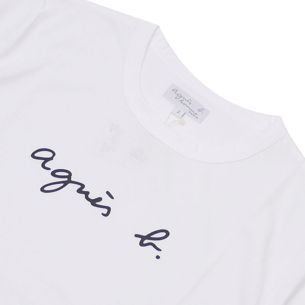 最新情報 新品 アニエスベー オム Agnes B Homme Ts Tee Tシャツ White ホワイト メンズ 楽ギフ のし宛書 Qchfoundation Ca