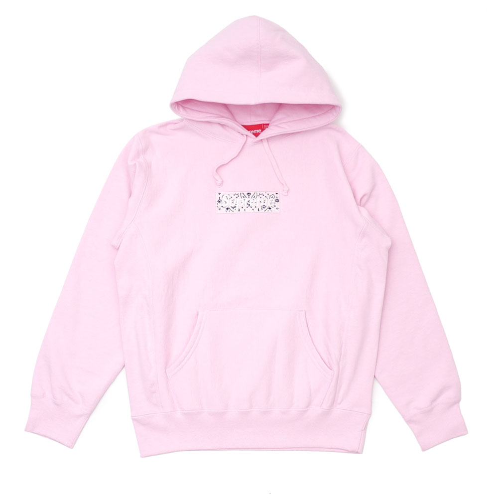 最適な価格 楽天市場 新品 シュプリーム Supreme Bandana Box Logo Hooded Sweatshirt バンダナ ボックスロゴ フーディー スウェット パーカー Pink ピンク メンズ 新作 Fresh Store 激安の Itdarasgah Com