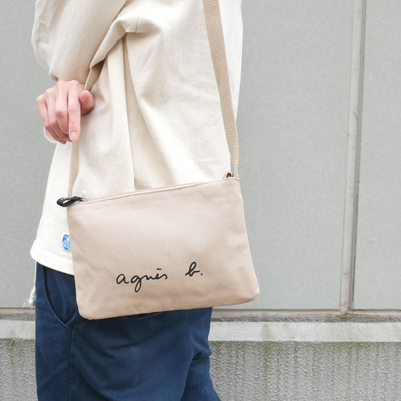 流行に 楽天市場 新品 アニエスベー ボヤージュ Agnes B Voyage ロゴ サコッシュ Beige ベージュ メンズ レディース 新作 Fresh Store 最終値下げ Www Vishakhasodha Com