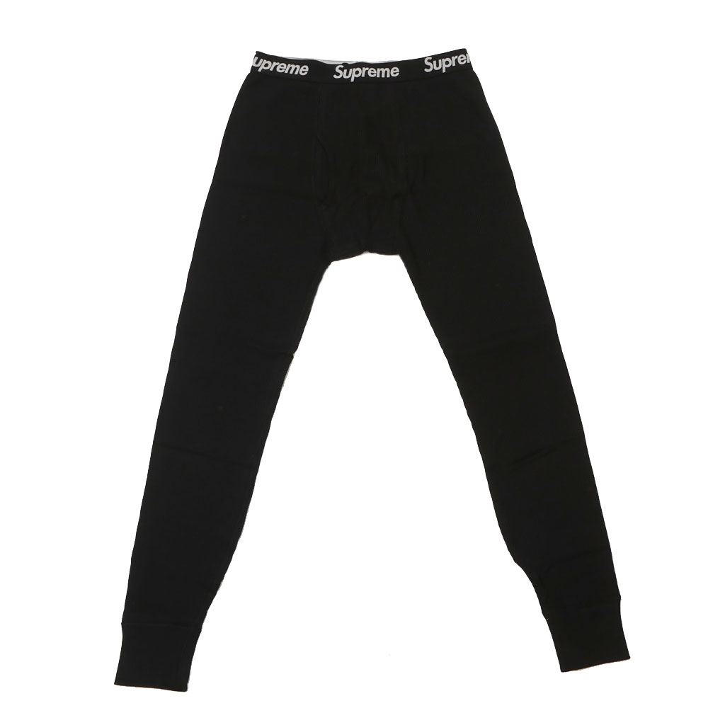 Supreme 22FW Hanes Thermal Pant Black XL www.showme.org