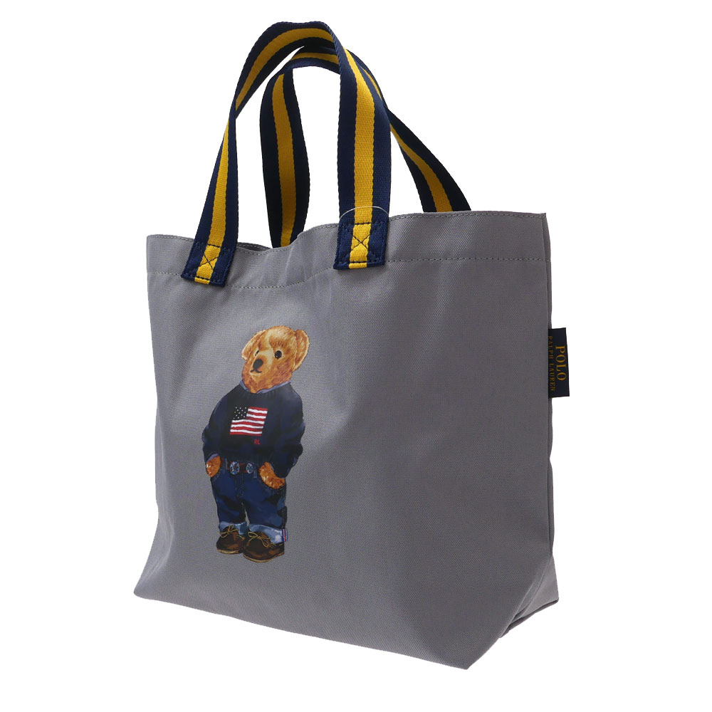[ラルフ ローレン] トートバッグ キャンバス グレー キャンバス Big Pony トート （トートバッグ）｜POLO RALPH
