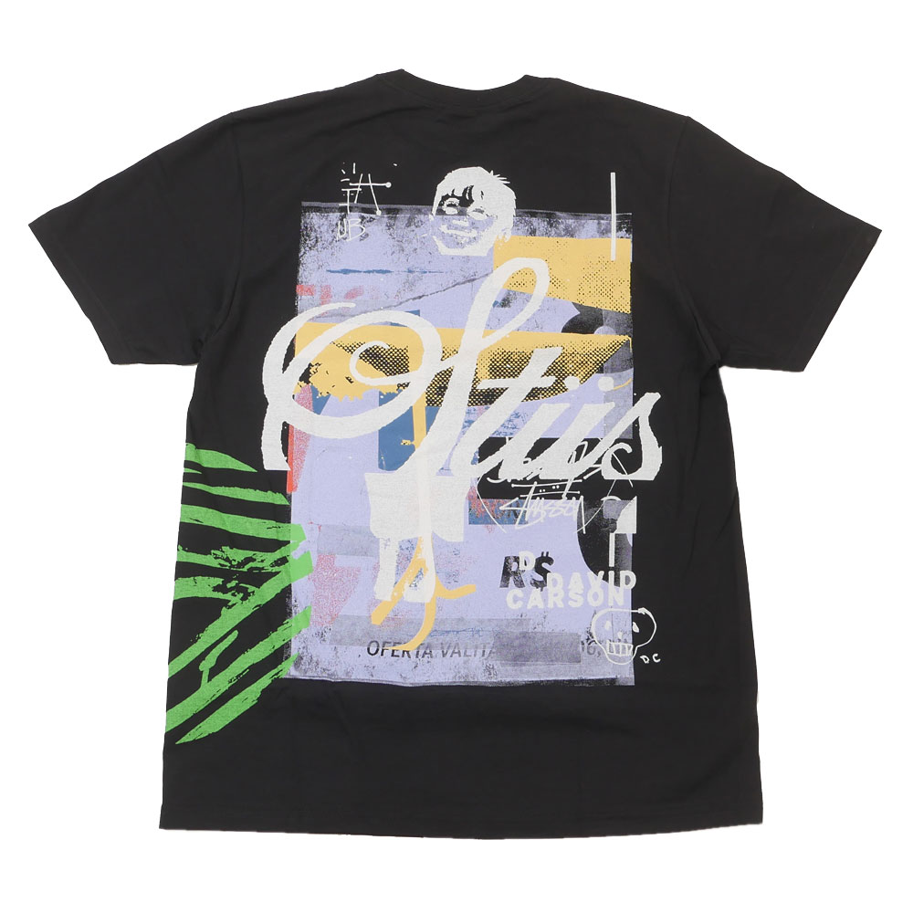 Stussy David Carson Dino T-Shirt Black ★追跡可 