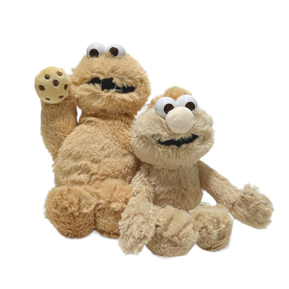 ベージュエルモ　ぬいぐるみ ベージュクッキーモンスター　ぬいぐるみ  2個セット SESAME STREET 新品 セサミストリートマーケット MARKET 店舗