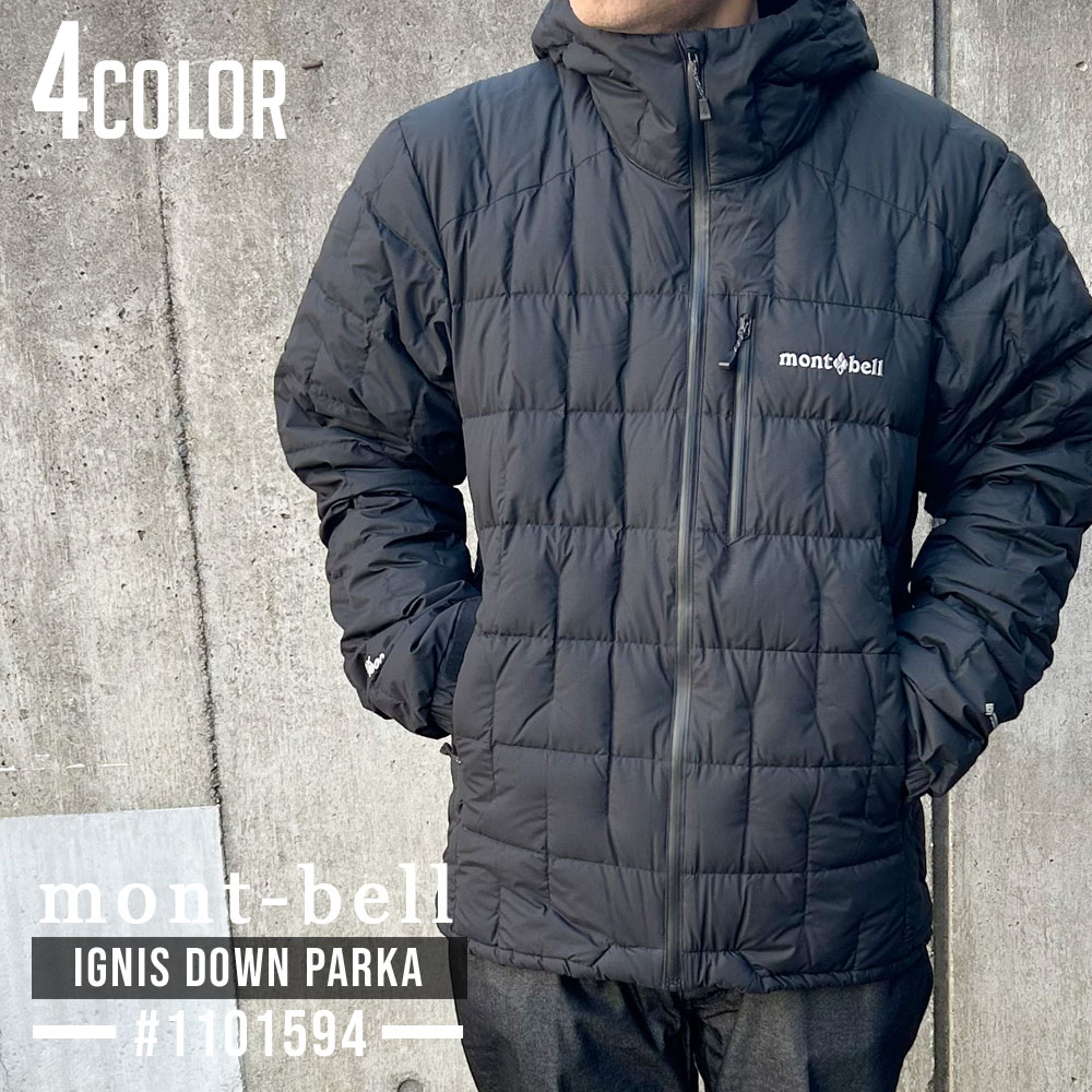 完売mont-bell イグニスダウンパーカ黒　メンズMサイズ イグニスダウン パーカ Men's | Montbell Europe