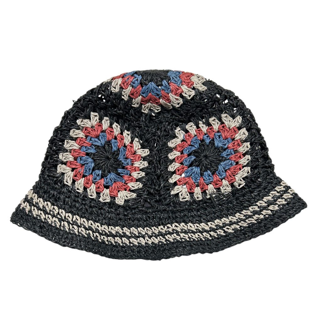 新品　NEWERA ニューエラ クロシェ ニットバケット Croche ネイビー クロシェ ニットバケット Croche ネイビー/クローム