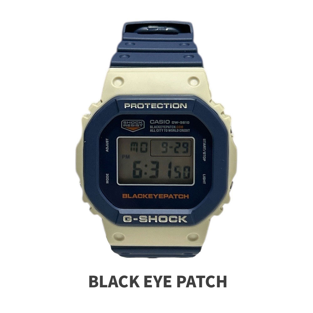 楽天市場】BlackEyePatch x G-SHOCK CASIODW-5610BEP-2JR BLACK EYE