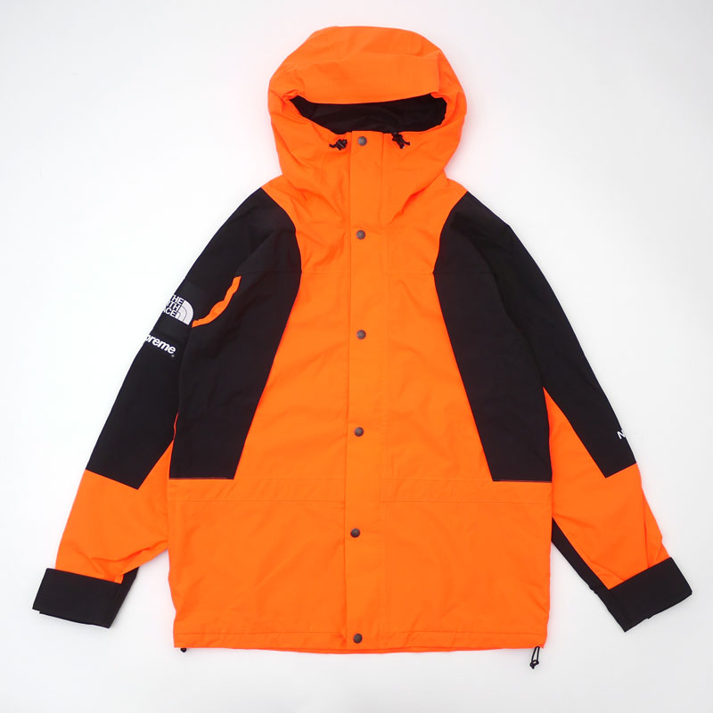 supreme the north face mountain light jacket orange