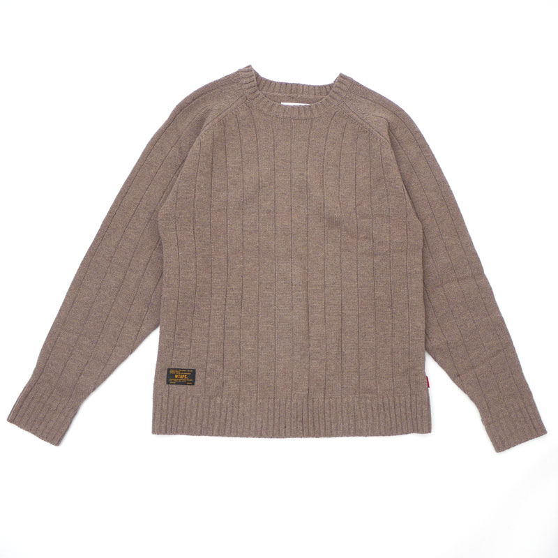 【美品】　WTAPS WAFFLE ニット　Lサイズ 13101447-b.jpg