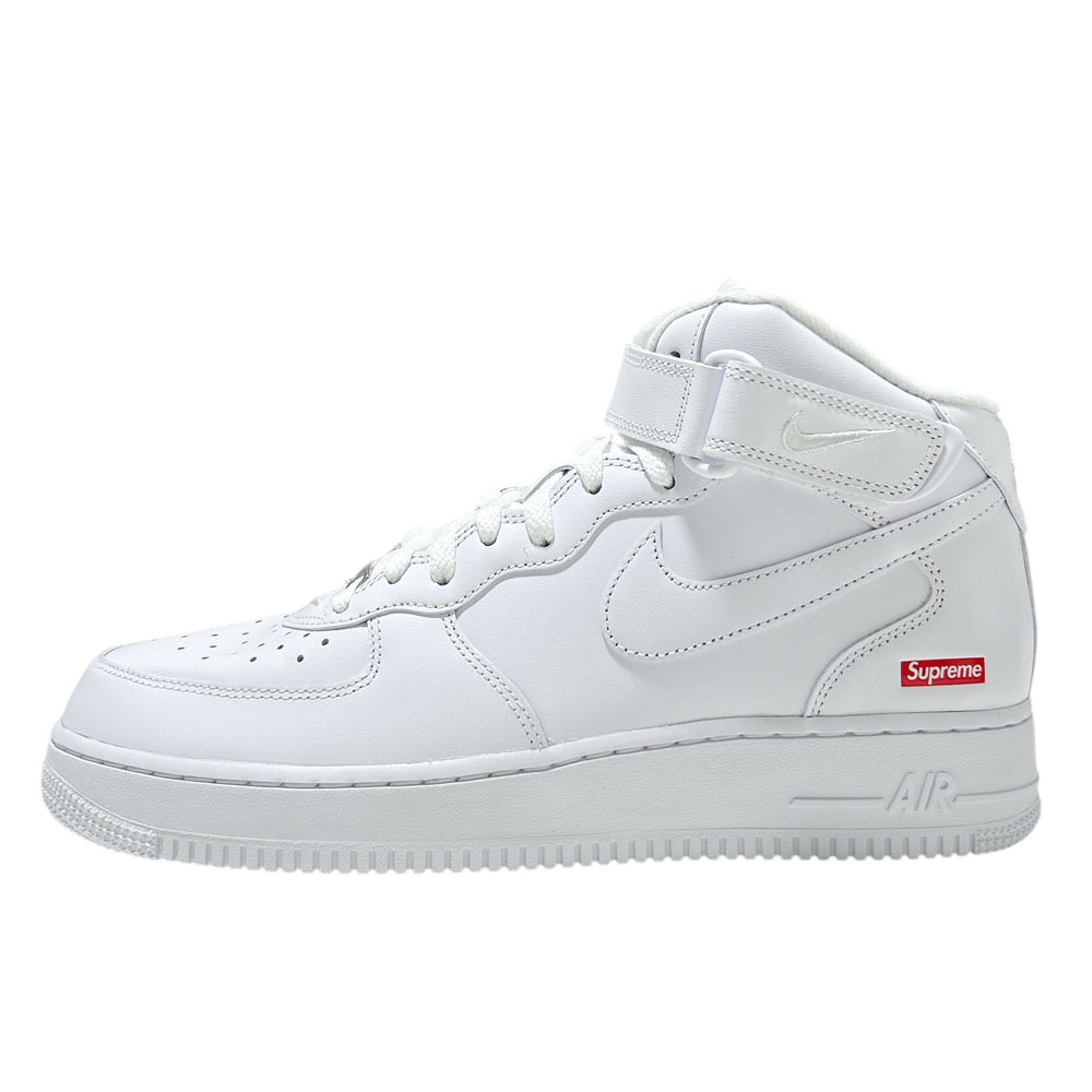 【人気ベージュ！】Nike Air Force 1 ホワイト　ベージュ 楽天市場】NIKE AIR FORCE 1 MID / SUPREME white/white-wht