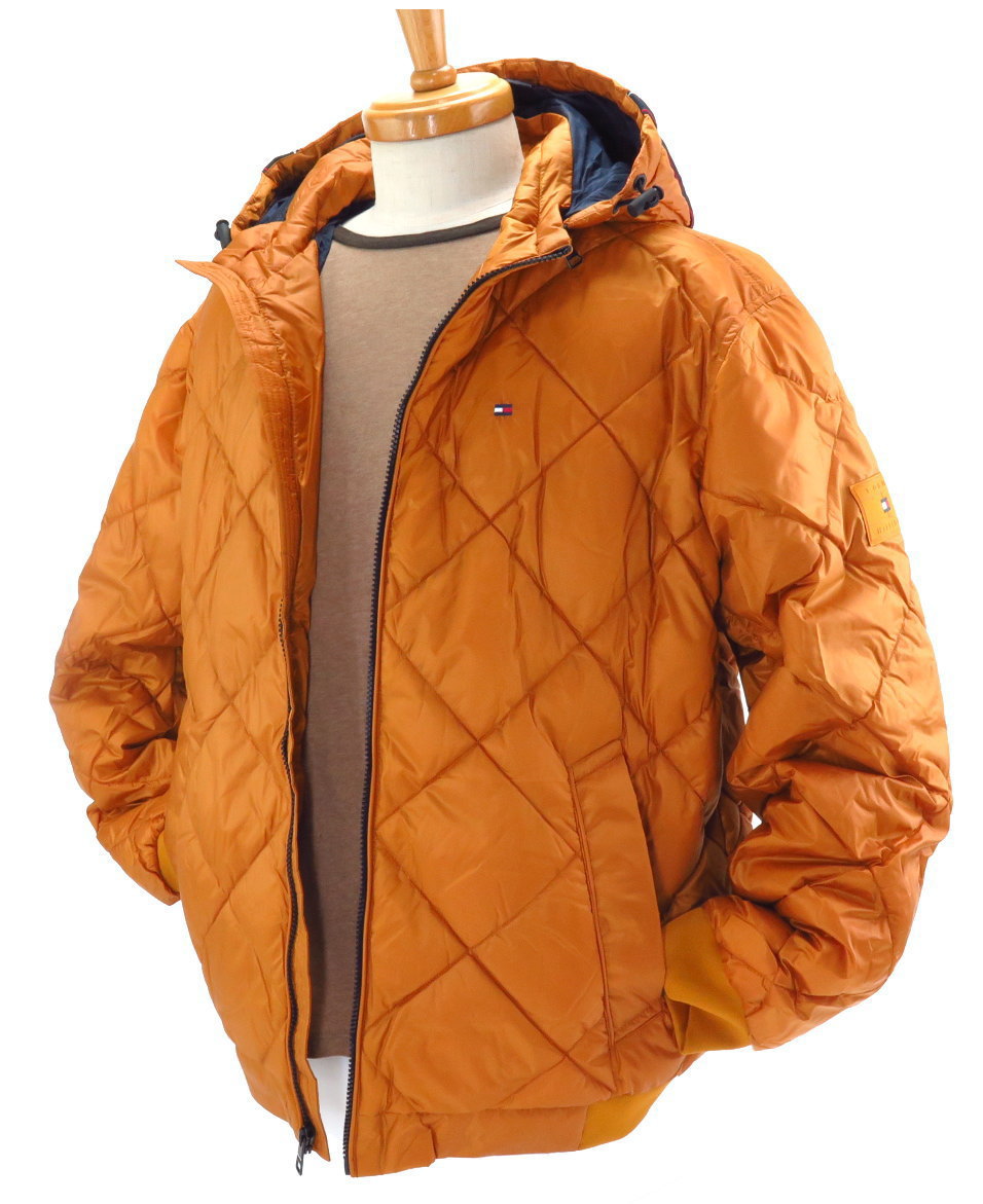 Tommy Hilfiger 日本未発売 キルティング ナイロンジャケット 内綿 山吹色 007|FRESTA7店
