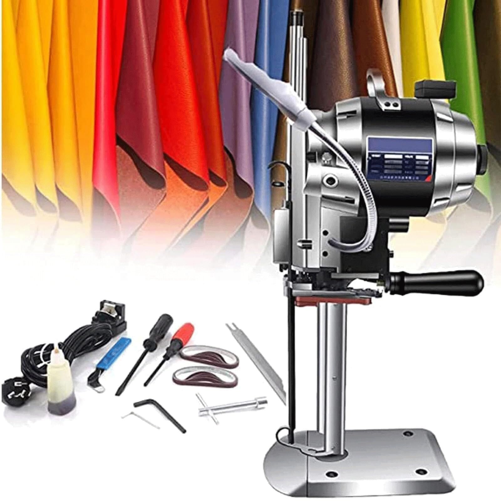 楽天市場】電動生地裁断機 垂直 電気布切断機 6/8/10/12/13/15インチ