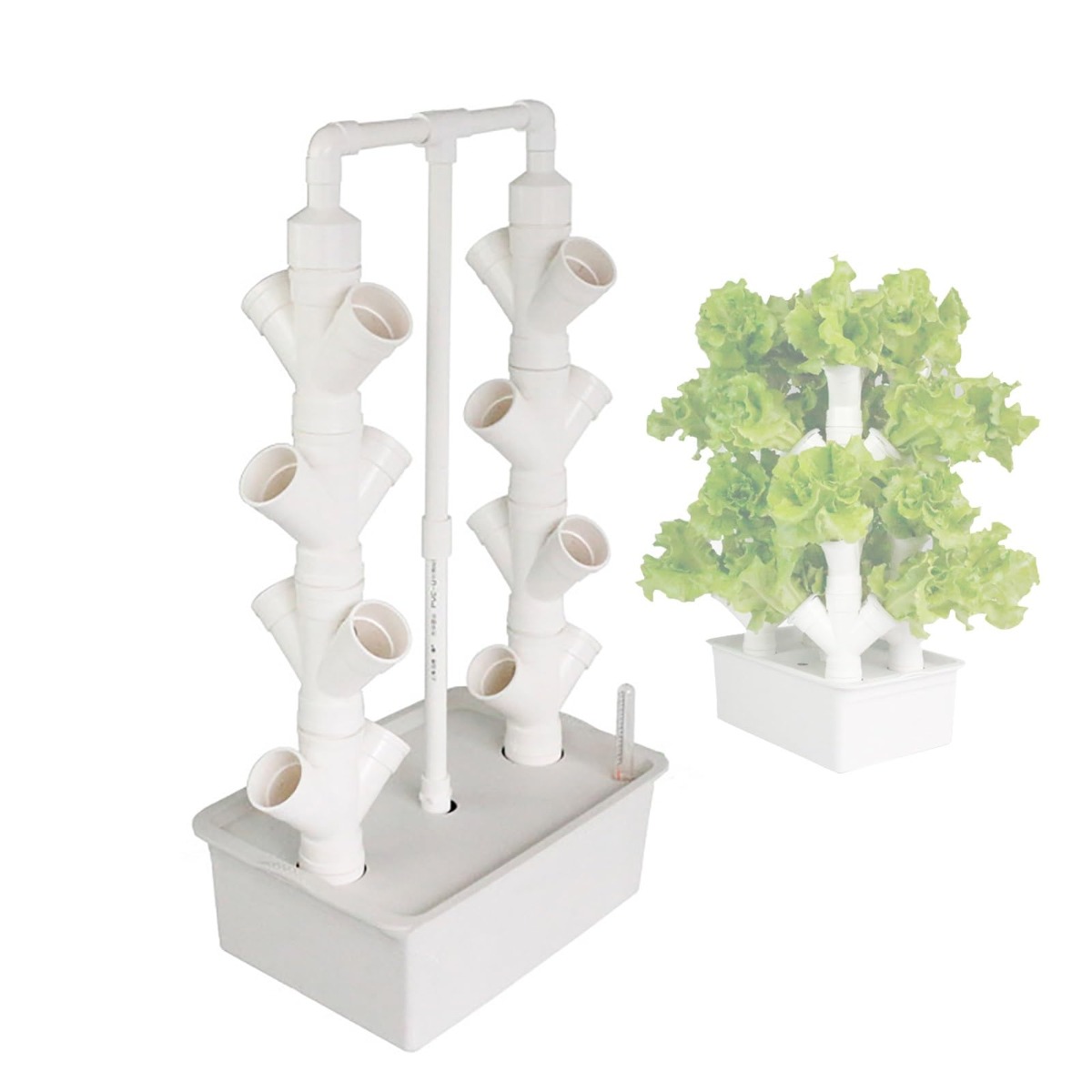 垂直ガーデンタワー水耕栽培プランター　15レイヤー45穴 楽天市場】垂直ガーデンタワー水耕栽培プランター 15レイヤー45穴