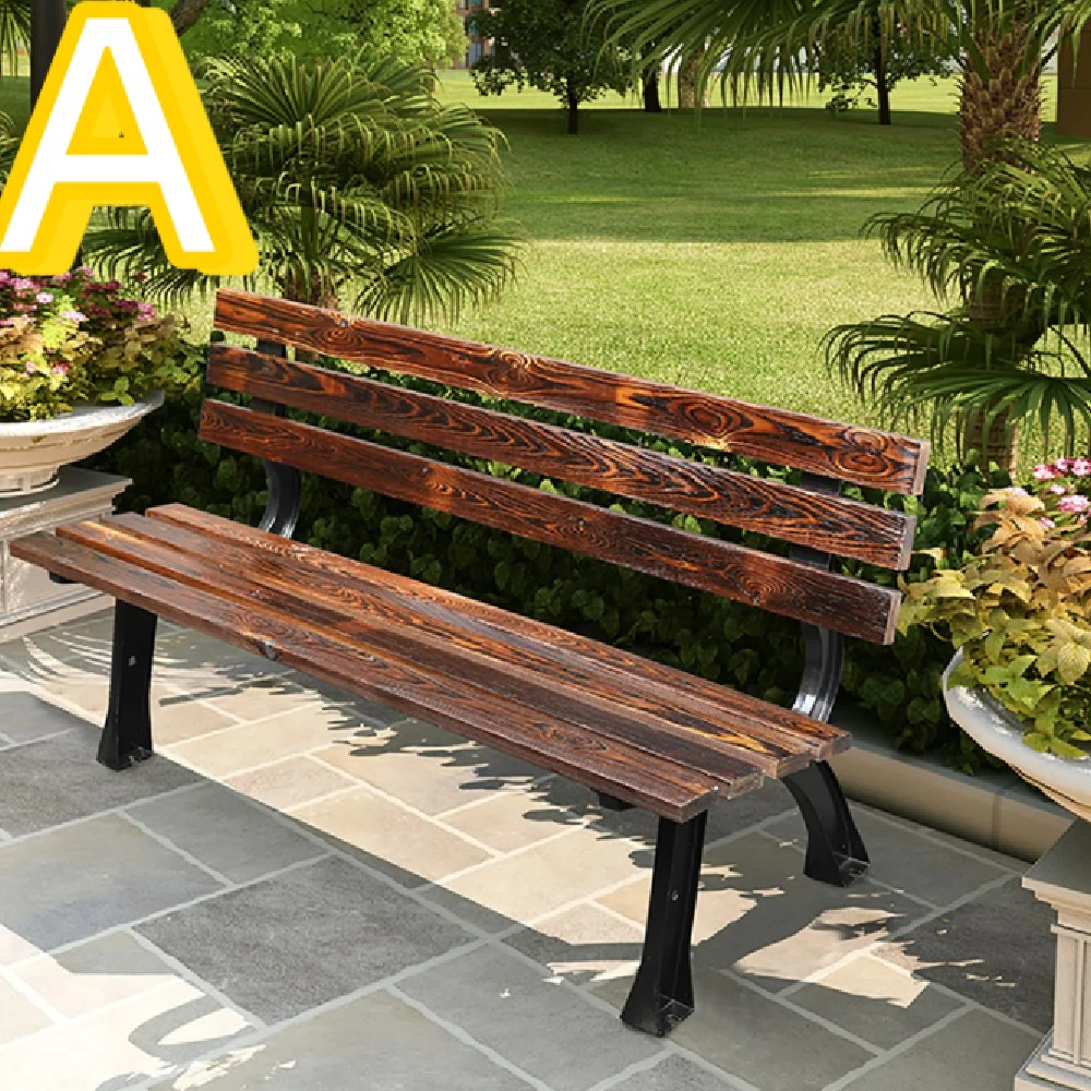 シンプル♪ カントリー　ベンチ fubo82064.jpg