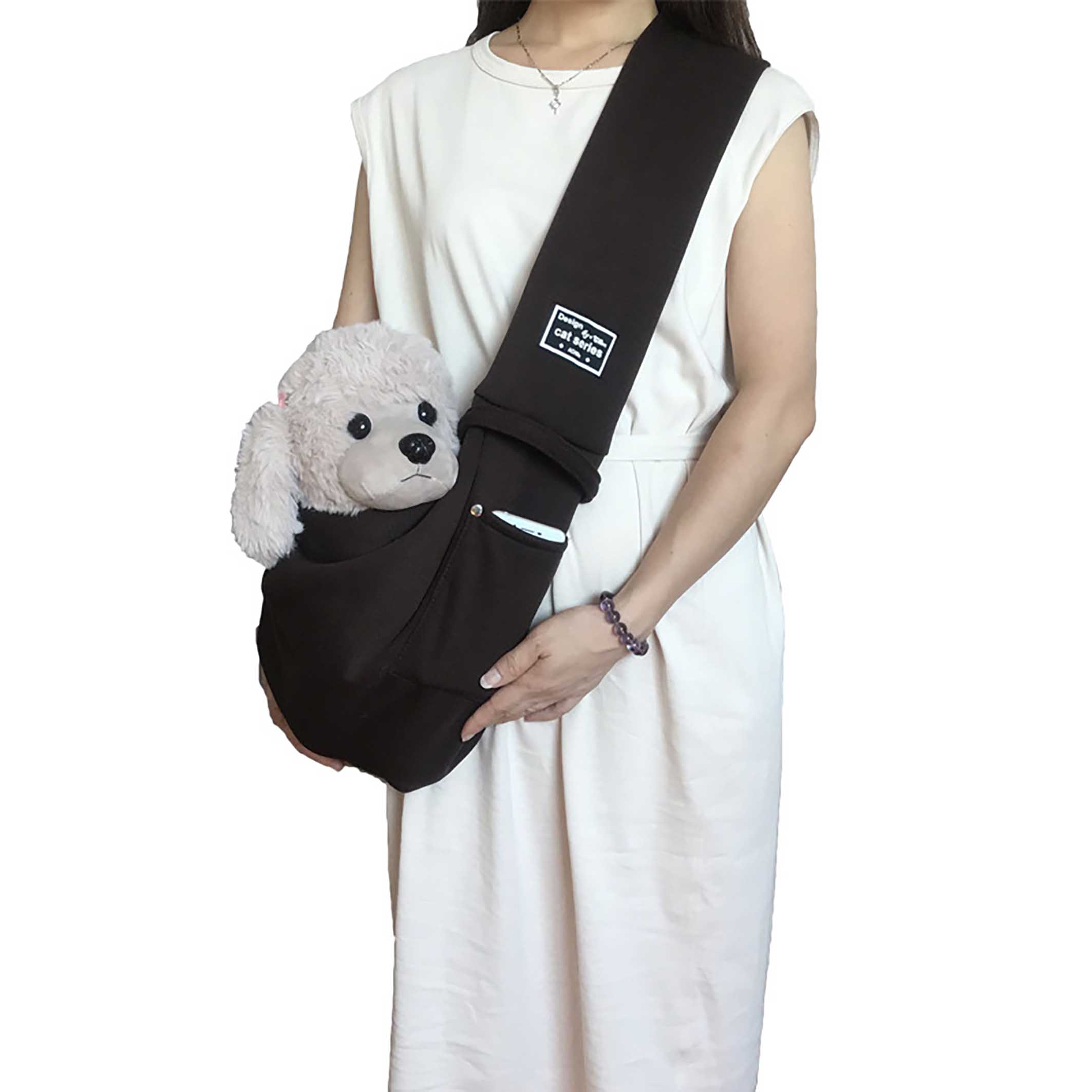 スリングバッグ 綿 犬 斜め掛けキャリーバッグ 猫 スリング 抱っこキャリー ペット バッグ 肩掛け