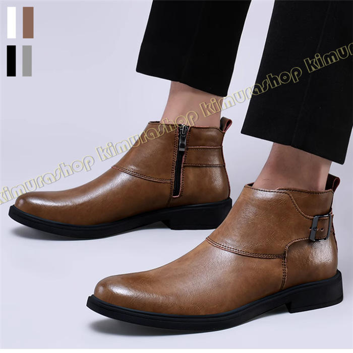 チャッカーブーツ 牛革ソフト - ショートブーツ ブーツ メンズ 靴 シューズ ブラック ブラウン ビジネス カジュアル チャッカブーツ 通勤 ビジカジ レザー 革 牛革 革靴 ヒールアップ 日本製 楽天市場】チャッカーブーツ 牛革ソフト - ショートブーツ ブーツ