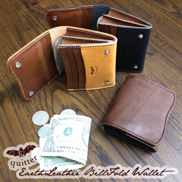 楽天市場】クイッター ラウンドレザービルフォードウォレット 栃木