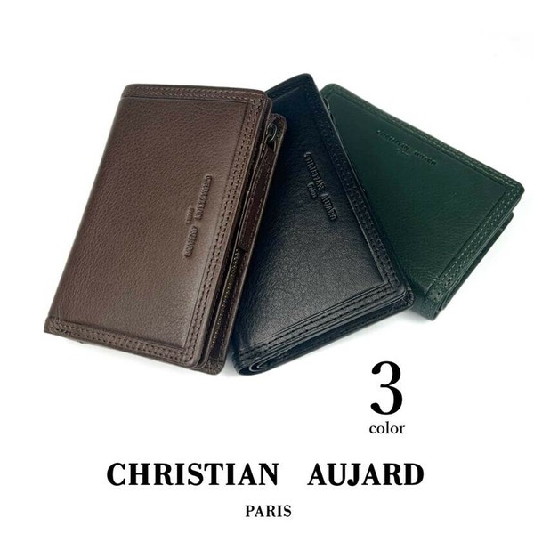 christian aujard（クリスチャン・オジャール）レザー 二つ折り財布
