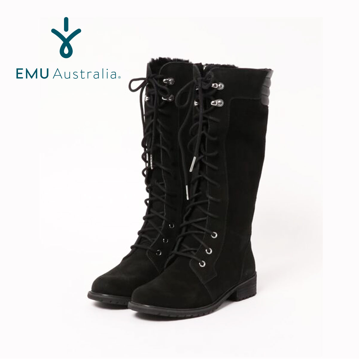 超人気 楽天市場 ムートン ブーツ ファー ムートン ブーツ スニーカー エミュ エミュー Emu Biricet Hi レースアップロング ブーツ W ボア レディース サイドジップ 送料無料 Fridstore フリッドストア 楽天ランキング1位 Faan Gov Ng