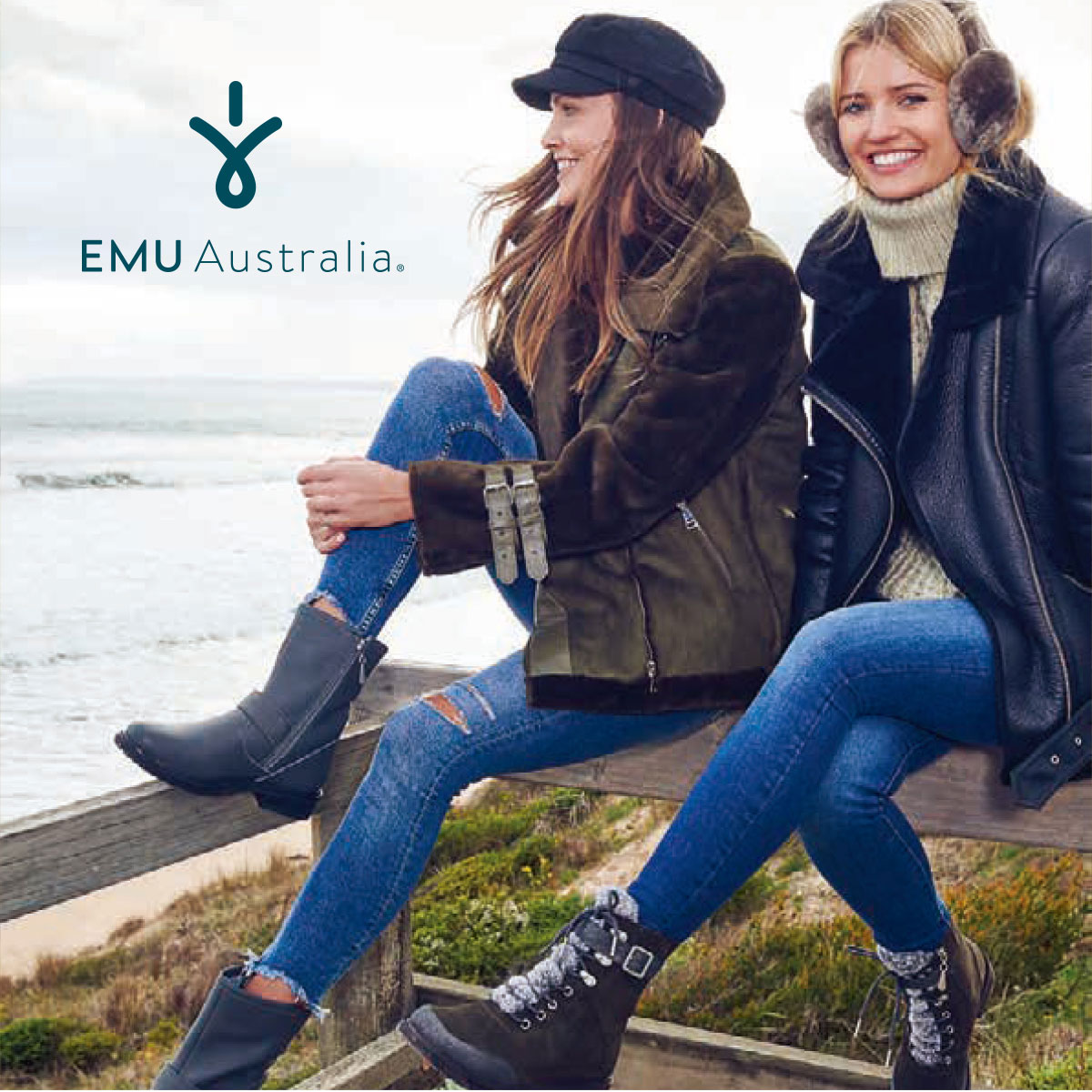 ムートン ブーツ ボア シープスキン エミュー エミュ アンクルブーツ Emu