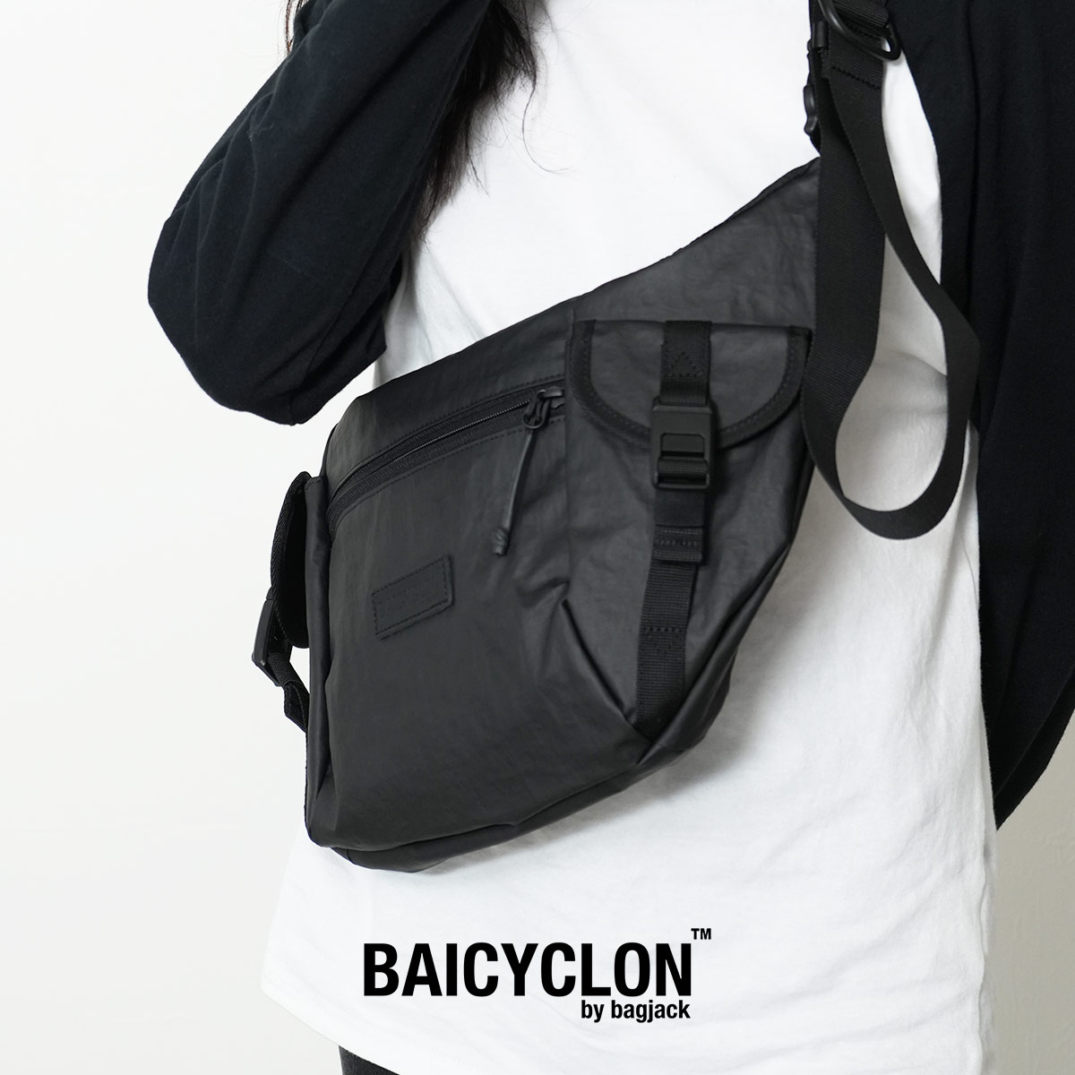 メッセンジャーバッグ ショルダーバッグ ユニセックス レディース メンズ BAICYCLON by bagjack バイシクロンバイバッグジャック BCL-75 コーティング コーデュラナイロン CORDURA NYLON 210D 撥水 ボディーバッグ 収納 新着商品