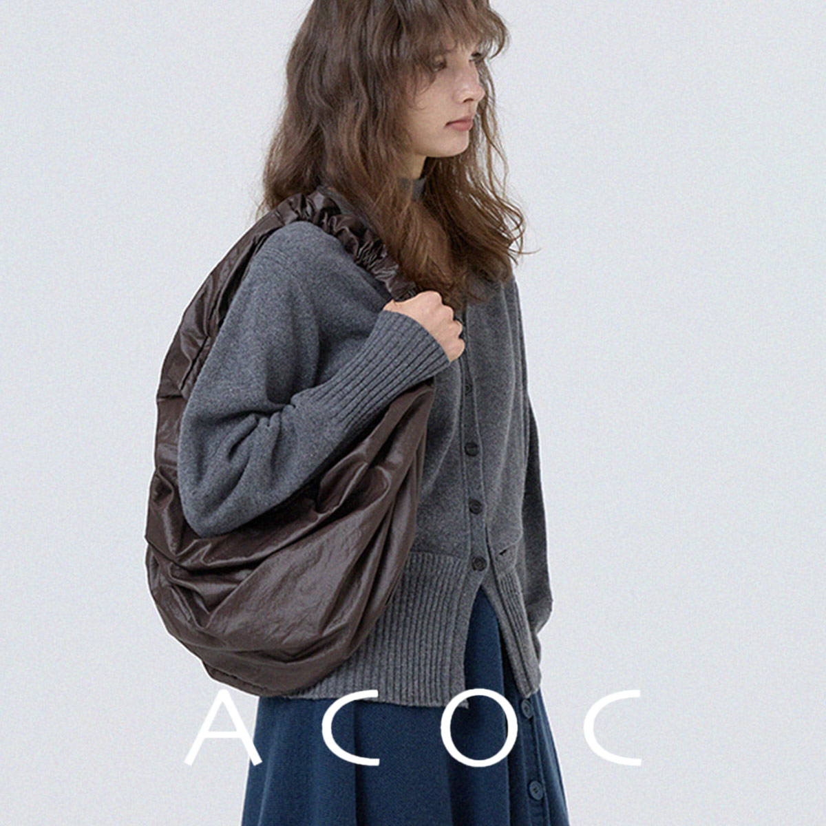 【SALE&rArr;30%OFF】 ワンショルダー バッグ レディース ACOC アコック Glossy Mid Tangle Twist Bag ボディバッグ ショルダーバッグ アコック アコーク 2way グロッシー トレンド 新着商品｜FRIdSTORE（フリッドストア）