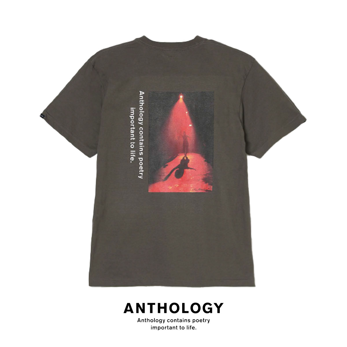 【LINE登録⇒クーポン配布中】 Tシャツ レディース メンズ ユニセックス ANTHOLOGY アンソロジー Photo Print T-shirt ANTHOLOGY-25SS-03 バックプリント 5.6オンス ショートスリーブ 男女兼用 新着商品