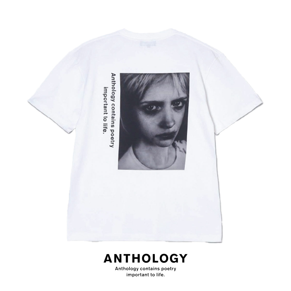【LINE登録⇒クーポン配布中】 Tシャツ レディース メンズ ユニセックス ANTHOLOGY アンソロジー Photo Print T-shirt ANTHOLOGY-25SS-04 バックプリント 5.6オンス ショートスリーブ 男女兼用 新着商品