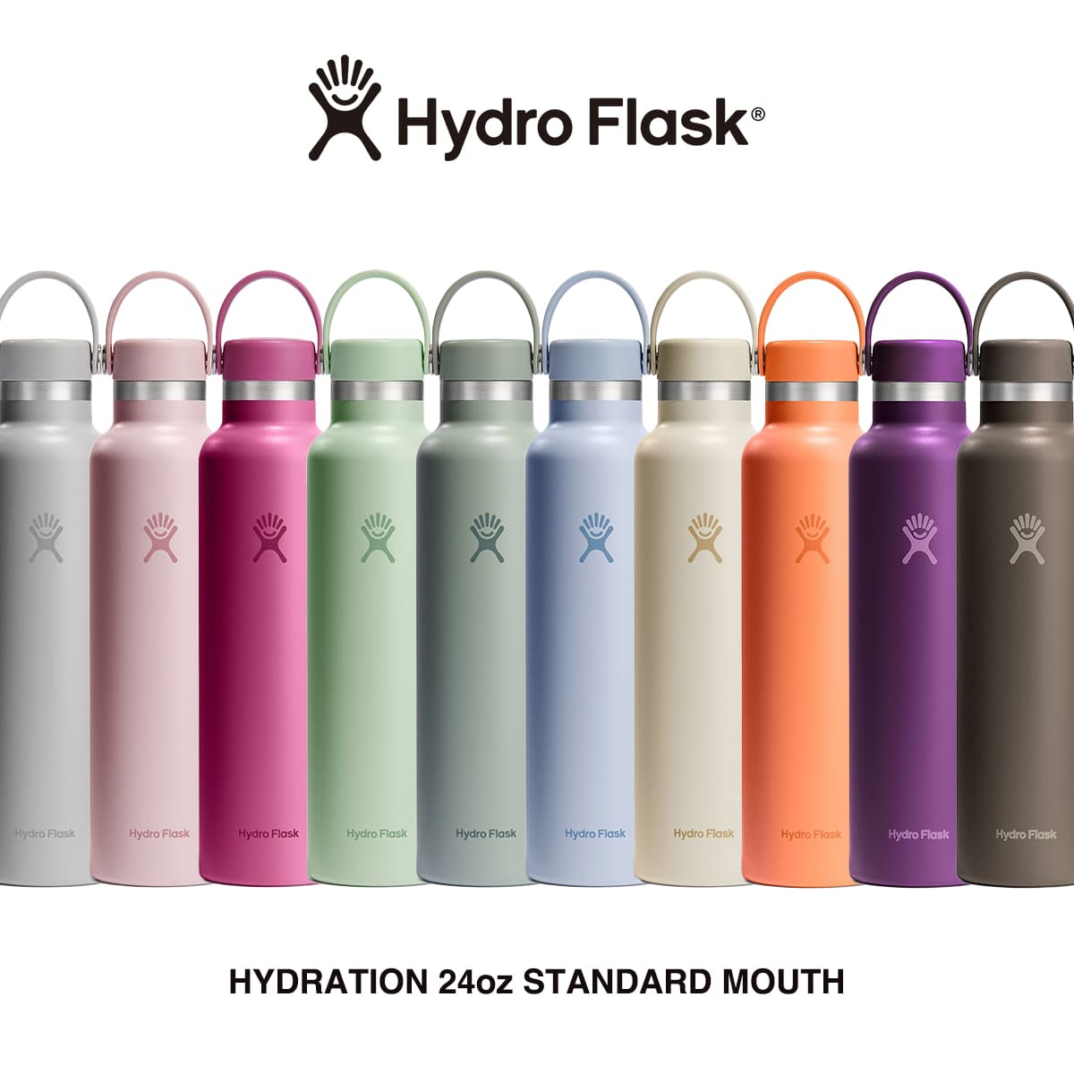 【LINE登録⇒クーポン配布中】 ハイドロフラスク HydroFlask 正規品 スタンダードマウス 24oz 709ml ハイドレーション ステンレスボトル 魔法瓶 保温 かわいい ヨガ ジム アウトドア 新着商品 GIFT