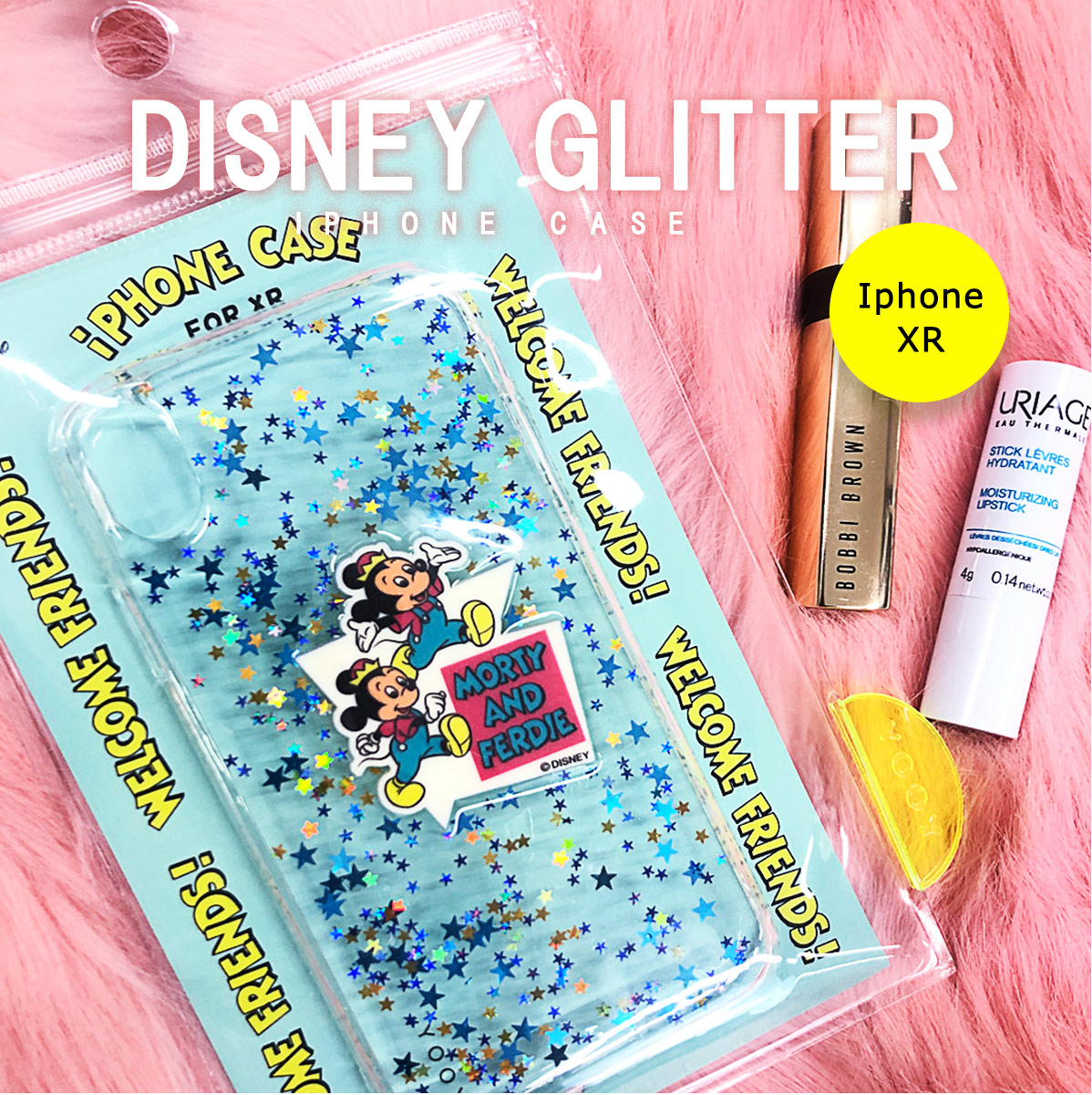 楽天市場 Iphonexr Iphone Xr ケース シリコン ディズニー Disney ミッキー ミニー モーティー フェルディ キラキラ グリッター アコモデ 韓国 メール便 送料無料 Fridstore フリッドストア