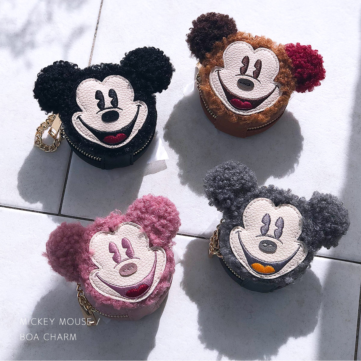 フェイラー公式/LOVERARY ドアップテディガール 耳付き巾着 L