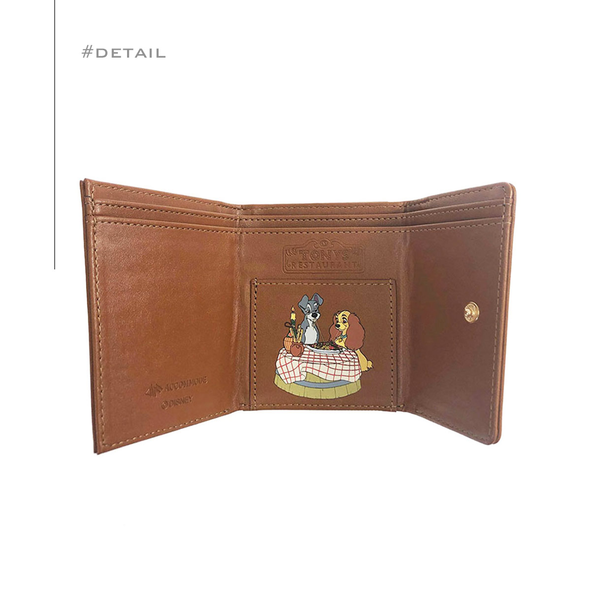 ディズニー 財布 ウォレット レディース アコモデ わんわん物語 レティ トランプ ミニウォレット 二つ折り レトロ メール便 送料無料 Brocamarketing Com