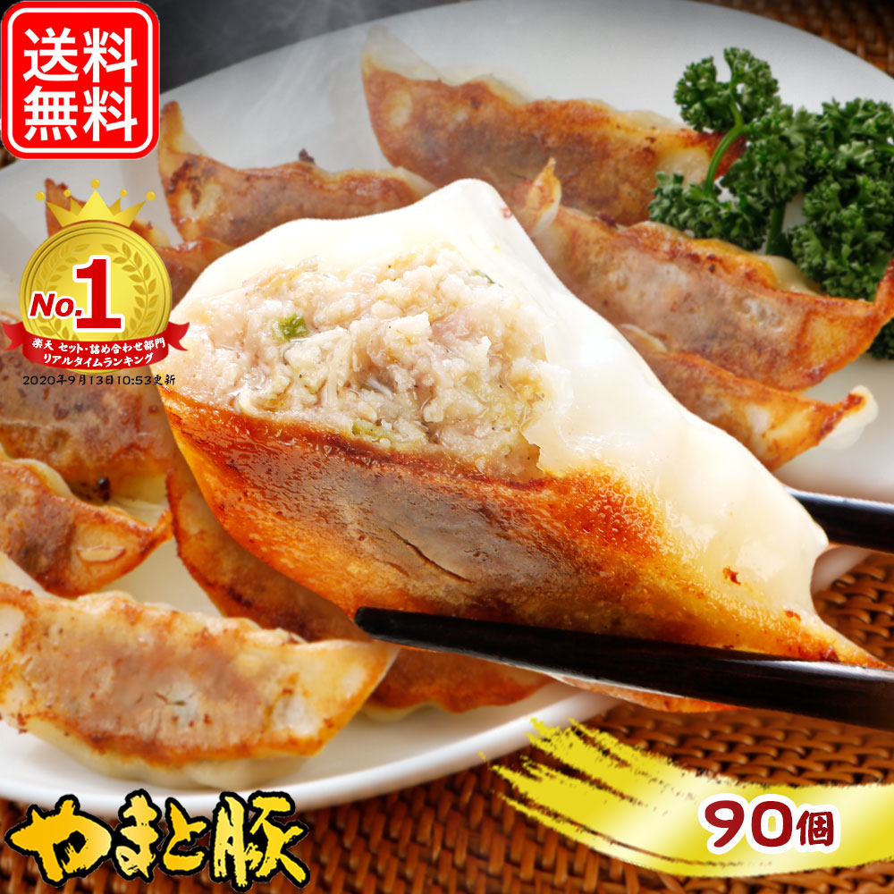 やまと豚 餃子 90個 1.6Kg NS-AP | 送料無料 父の日 早割 肉 プレゼント 食品 ギフト 食べ物 グルメ おつまみ 惣菜 ぎょうざ やみつき 冷凍餃子 ギョーザ 冷凍食品 肉餃子 お取り寄せグルメ コンビニ 後払い 可能 お取り寄せ お返し 出産内祝い 豚肉 美味しい 内祝い 商品