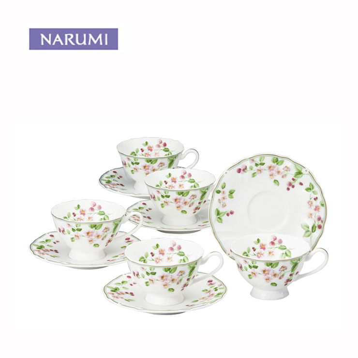 楽天市場 ナルミ レティシア 5客碗皿 ナルミ Narumi レティシア ティーカップ カップ ソーサー セット ボーンチャイナ 食器 花柄 高級感 おしゃれ お祝い 出産祝い 結婚祝い 新築祝い 誕生日 記念日 贈答用 プレゼント ギフトプラザ フレンド