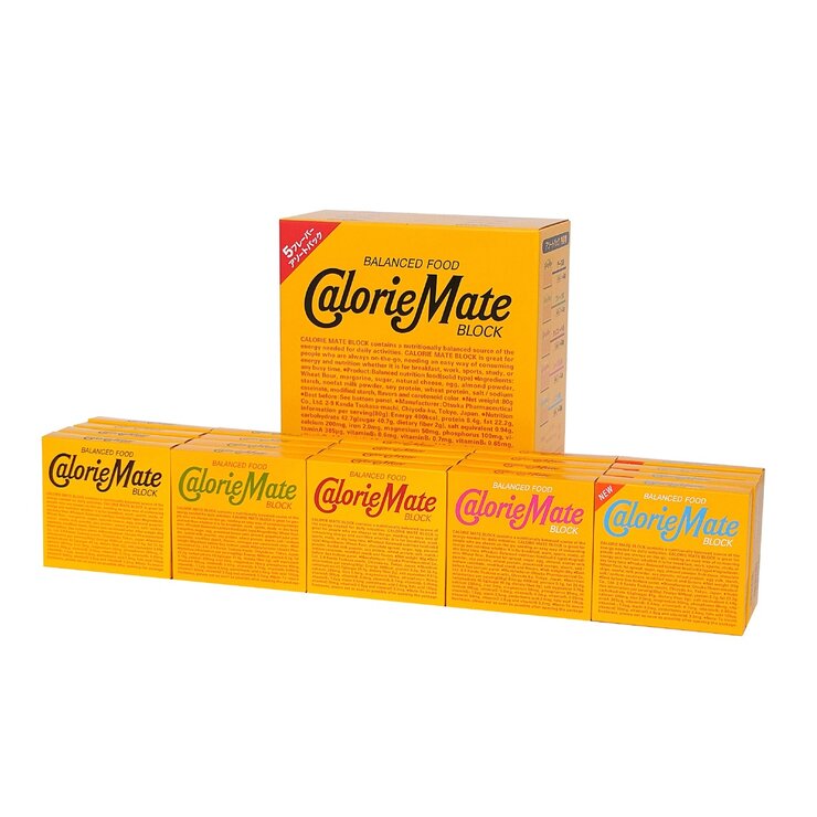 カロリーメイト ブロック 4本入 アソートパック 20箱入 - Calorie Mate Block 4 Sticks Assort 20-Pack