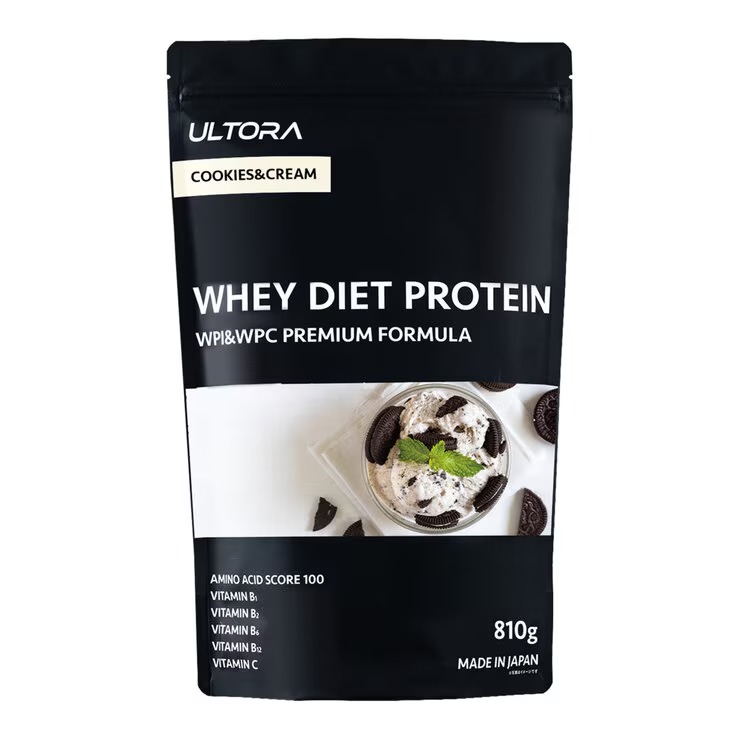 ウルトラ ホエイ プロテイン 810g クッキー&クリーム / ミルクティー - ULTORA Whey Protein 810g