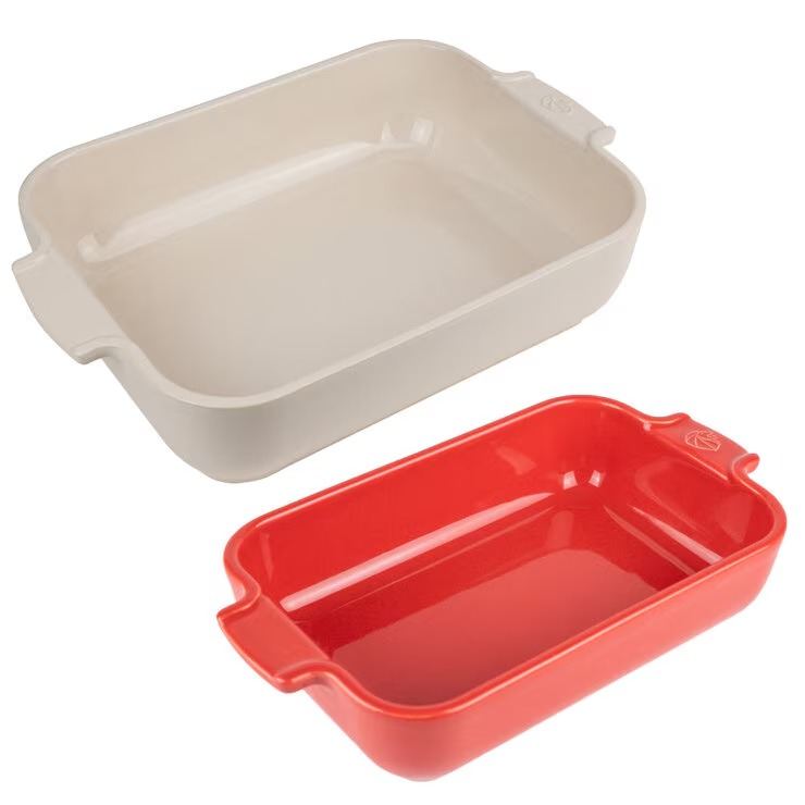 PEUGEOT アポーリア 象牙色32糎・赤いこと22糎 2点仕掛ける - PEUGEOT Appolia Oven Plate 2パソコン
