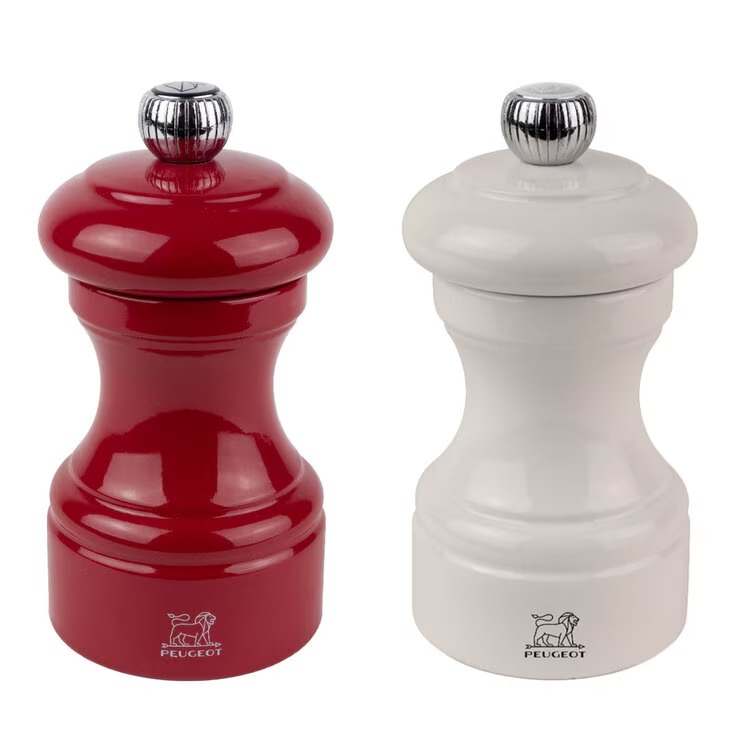PEUGEOT ビストラマ レッドパッションペッパーミル・アイボリーソルトミル 2点仕掛ける - PEUGEOT Bistrama Red Pepper Mill and Ivory Salt Mill Set