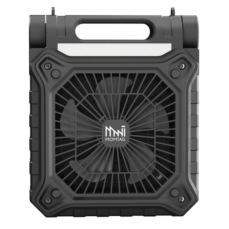【楽天市場】MOMTAG（モンタグ） ポータブルソーラーライトファン HDL-4690 - MOMTAG Solar Light Fan