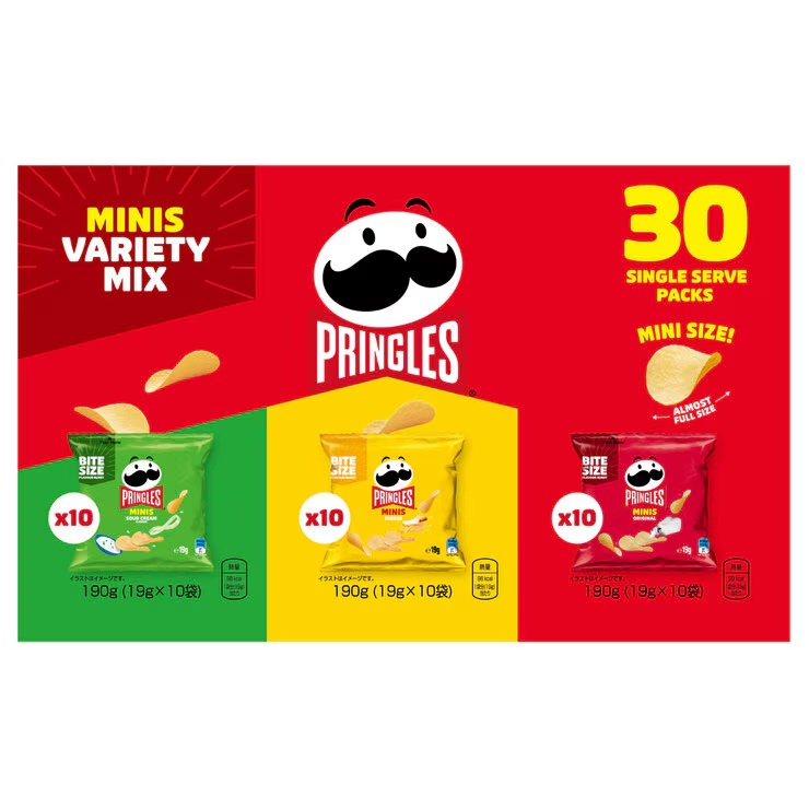 楽天市場】【送料無料】プリングルズ ミニチップス バラエティミックス