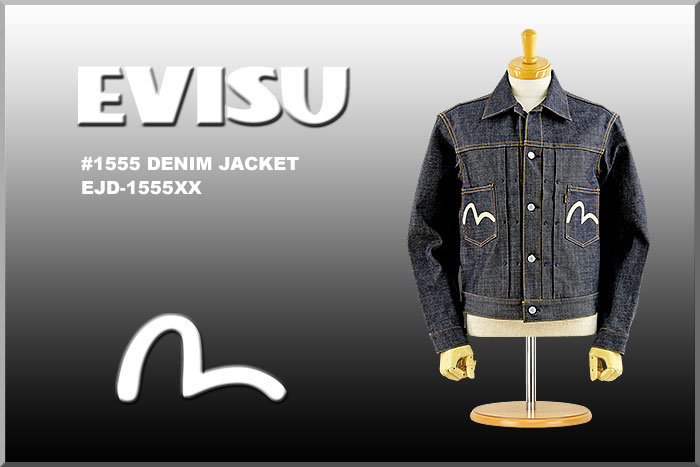 EVISU エヴィス ジップ フリースジャケット チェック カモメ ブラウン+