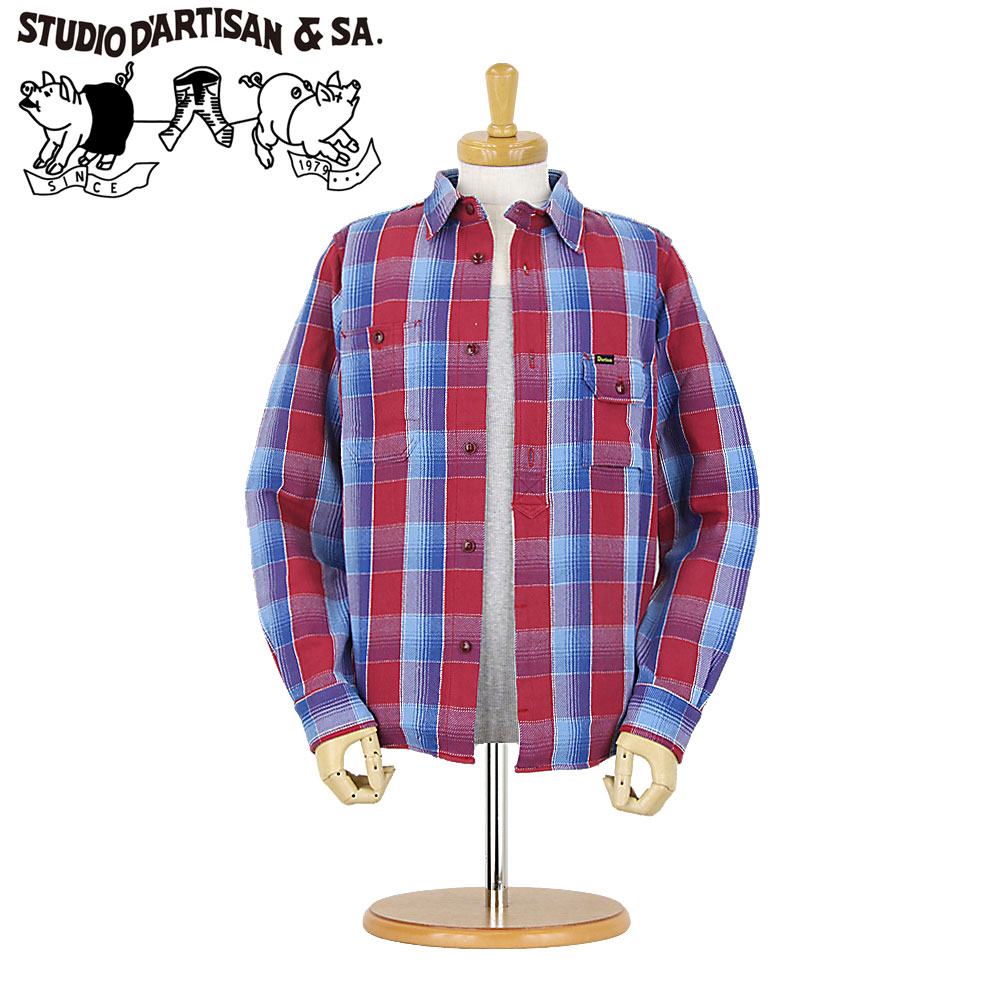 カラカン チェックシャツ Sugar Cane メンズ エンタープライズ