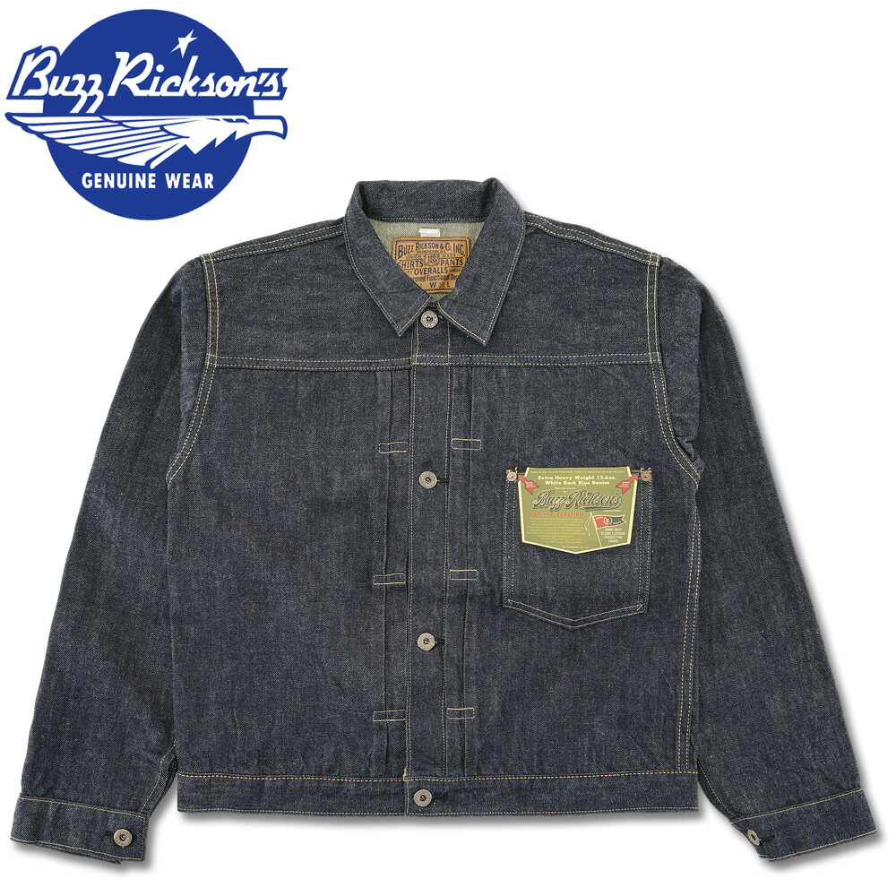 【未使用に近い❗】バズリクソンズ 大戦モデル Tバック 1st デニムジャケット 楽天市場】BUZZ RICKSON'S WORLD WAR II DENIM BLOUSE SPLIT T